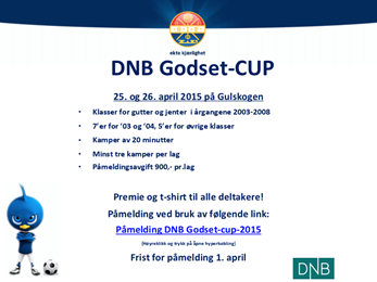DNB Godset Cup 2015